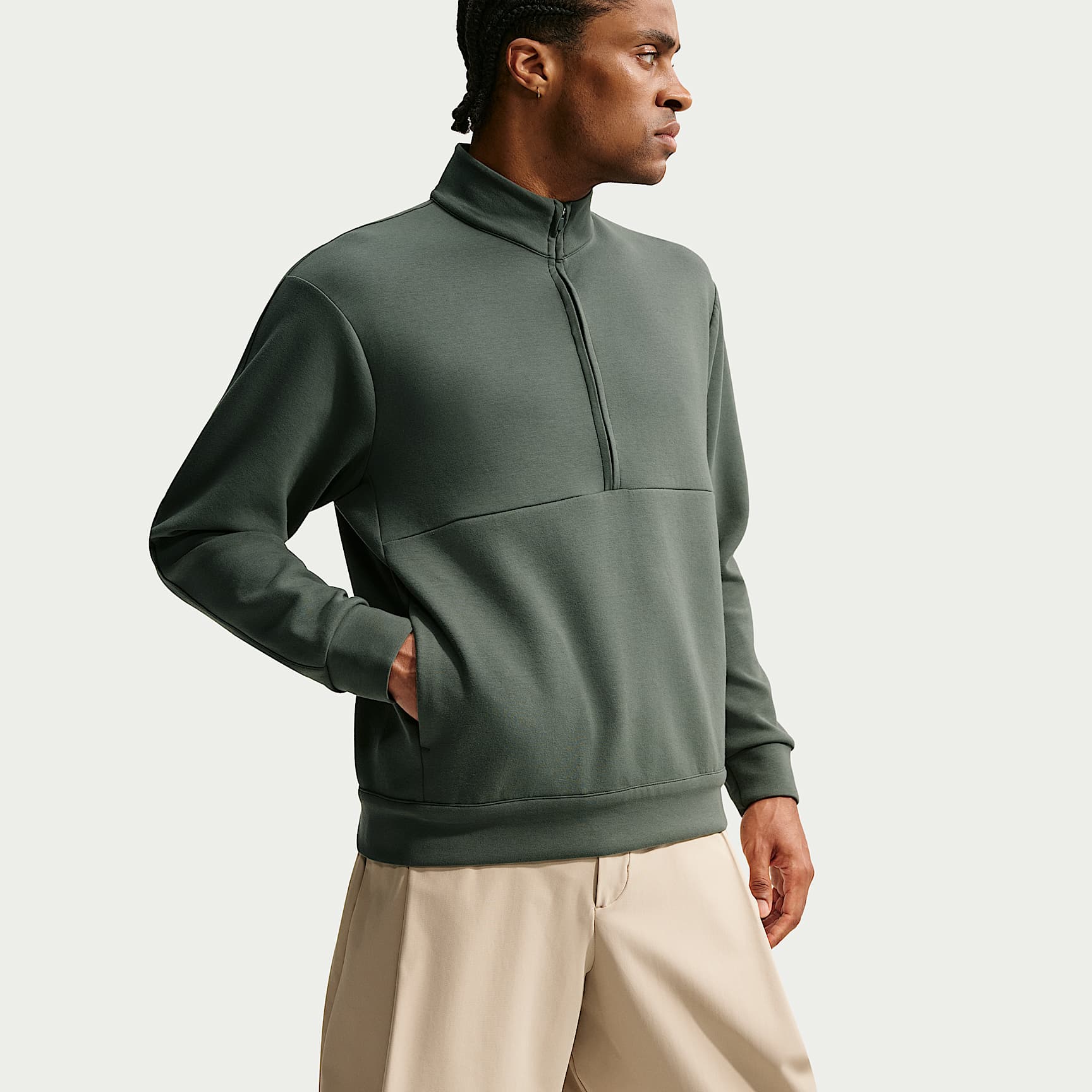 Nike 24.7 ImpossiblySoft Men's Dri-FIT 1/2-Zip Top. Nike.com